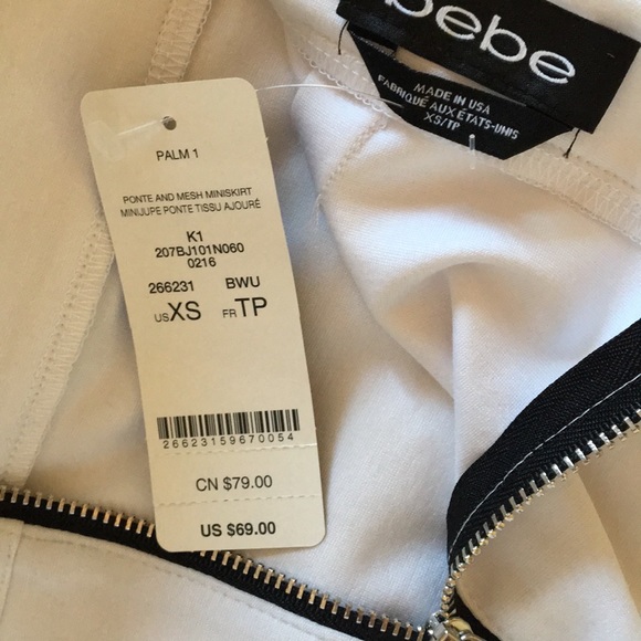 🆕 BEBE PONTE AND MESH PENCIL SKIRT 🔥 - Picture 6 of 9